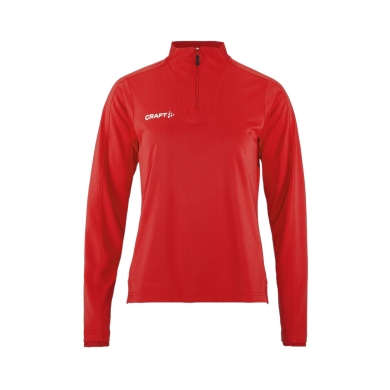 Craft Sport Long Sleeve Shirt Evolve 2.0 Halfzip (100% recycled Polyester) red Ladies