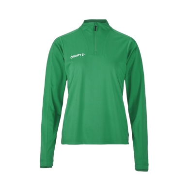 Craft Sport Long Sleeve Shirt Evolve 2.0 Halfzip (100% recycled Polyester) green Ladies