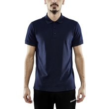 Craft Sport Polo CORE Blend (high wearing comfort) navy blue Men's