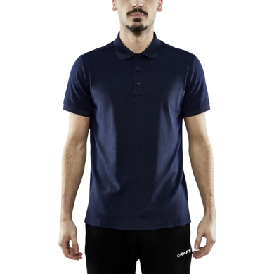 Craft Sport Polo CORE Blend (high wearing comfort) navy blue Men's