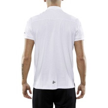 Craft Sport Polo CORE Blend (high wearing comfort) white men's