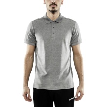 Craft Sport Polo CORE Blend (high wearing comfort) grey men's