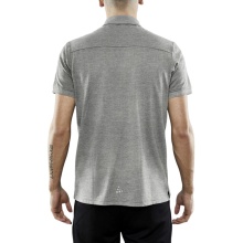 Craft Sport Polo CORE Blend (high wearing comfort) grey men's