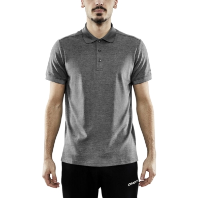 Craft Sport Polo CORE Blend (high wearing comfort) dark grey men's