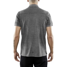 Craft Sport Polo CORE Blend (high wearing comfort) dark grey men's