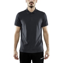 Craft Sport Polo CORE Blend (high wearing comfort) asphalt grey men's