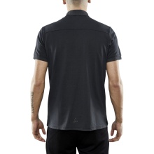 Craft Sport Polo CORE Blend (high wearing comfort) asphalt grey men's