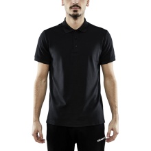 Craft Sport Polo CORE Blend (high wearing comfort) black men's