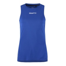 Craft Sport Tank Rush 2.0 Sleeveless Singlet (100% recycled Polyester) cobalt blue Ladies