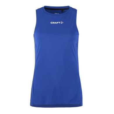 Craft Sport Tank Rush 2.0 Sleeveless Singlet (100% recycled Polyester) cobalt blue Ladies