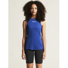 Craft Sport Tank Rush 2.0 Sleeveless Singlet (100% recycled Polyester) cobalt blue Ladies