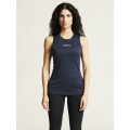 Craft Sport Tank Rush 2.0 Sleeveless Singlet (100% recycled Polyester) navy blue Ladies