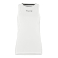 Craft Sport Tank Rush 2.0 Sleeveless Singlet (100% recycled Polyester) white Ladies