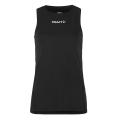 Craft Sport Tank Rush 2.0 Sleeveless Singlet (100% recycled Polyester) black Ladies