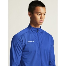 Craft Sport Training Jacket Evolve 2.0 Full Zip (durable, elastic) cobalt blue Men's