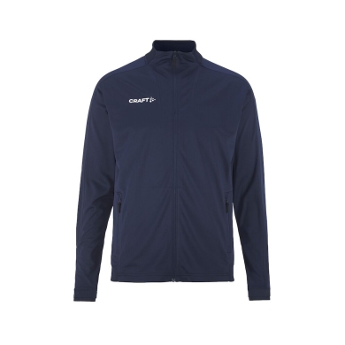 Craft Sport Training Jacket Evolve 2.0 Full Zip (durable, elastic) navy blue Men's