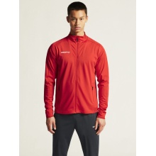 Craft Sport Training Jacket Evolve 2.0 Full Zip (durable, elastic) red Men's