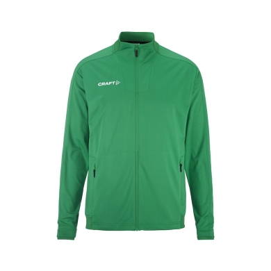 Craft Sport Training Jacket Evolve 2.0 Full Zip (durable, elastic) green Men's