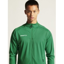 Craft Sport Training Jacket Evolve 2.0 Full Zip (durable, elastic) green Men's