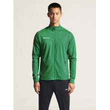 Craft Sport Training Jacket Evolve 2.0 Full Zip (durable, elastic) green Men's