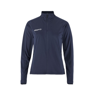 Craft Sport Training Jacket Evolve 2.0 Full Zip (durable, elastic) navy blue Ladies