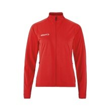 Craft Sport Training Jacket Evolve 2.0 Full Zip (durable, elastic) red ladies