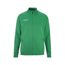 Craft Sport Training Jacket Evolve 2.0 Full Zip (durable, elastic) green Kids