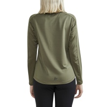 Craft Sport Long Sleeve Shirt CORE Gain (Midlayer, Half-Zip) khaki green Ladies