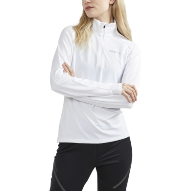 Craft Sport Long Sleeve Shirt CORE Gain (Midlayer, Half-Zip) white Ladies