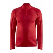 Craft Sport Long Sleeve Shirt CORE Gain (Midlayer, Half-Zip) red Men's