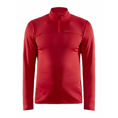 Craft Sport Long Sleeve Shirt CORE Gain (Midlayer, Half-Zip) red Men's