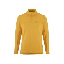 Craft Sport Long Sleeve Shirt CORE Gain (Midlayer, Half-Zip) yellow Men's