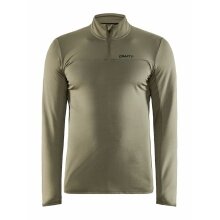 Craft Sport Long Sleeve Shirt CORE Gain (Midlayer, Half-Zip) khaki green Men's