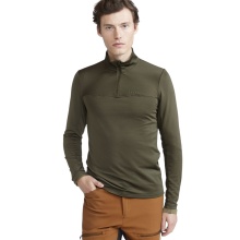 Craft Sport Long Sleeve Shirt CORE Gain (Midlayer, Half-Zip) Dark Olive Green Men's