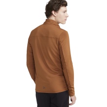 Craft Sport Long Sleeve Shirt CORE Gain (Midlayer, Half-Zip) brown Men's