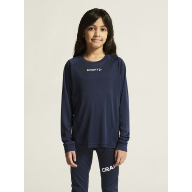 Craft Sport Long Sleeve Shirt Rush 2.0 Tee (light, functional) navy blue children