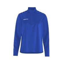 Craft Sport Long Sleeve Shirt Squad Go Halfzip (Stand-up Collar, 100% Recycled Polyester) Cobalt Blue Ladies