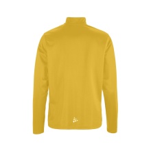 Craft Sport Long Sleeve Shirt Squad Go Halfzip (Stand-up Collar, 100% Recycled Polyester) Yellow Ladies