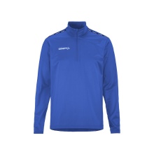 Craft Sport Long Sleeve Shirt Squad Go Halfzip (Stand-up Collar, 100% Recycled Polyester) Cobalt Blue Men's