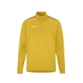 Craft Sport Long Sleeve Shirt Squad Go Halfzip (Stand-up Collar, 100% Recycled Polyester) Yellow Men's