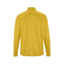 Craft Sport Long Sleeve Shirt Squad Go Halfzip (Stand-up Collar, 100% Recycled Polyester) Yellow Men's