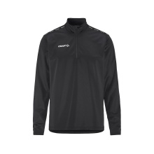 Craft Sport Long Sleeve Shirt Squad Go Halfzip (Stand-up Collar, 100% Recycled Polyester) black Men's