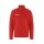 Craft Sport Long Sleeve Shirt Squad Go Half Zip (Stand-up Collar, 100% Recycled Polyester) Red Kids