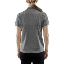 Craft Sport Polo CORE Blend (high wearing comfort) dark grey ladies