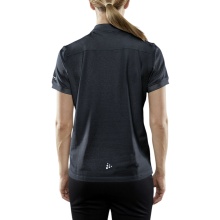 Craft Sport Polo CORE Blend (high wearing comfort) asphalt grey ladies