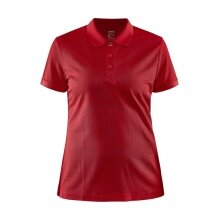 Craft Sport Polo Core Unify (functional recycled polyester) red Women