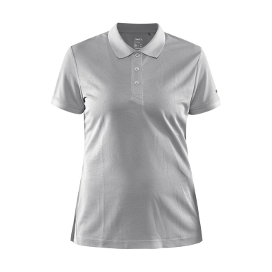 Craft Sport Polo Core Unify (functional recycled polyester) light grey Women