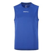 Craft Sport Tank Rush 2.0 Sleeveless Singlet (100% recycled Polyester) cobalt blue Men's