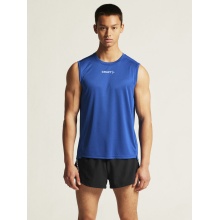 Craft Sport Tank Rush 2.0 Sleeveless Singlet (100% recycled Polyester) cobalt blue Men's