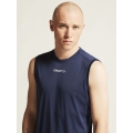 Craft Sport Tank Rush 2.0 Sleeveless Singlet (100% recycled Polyester) navy blue Men's